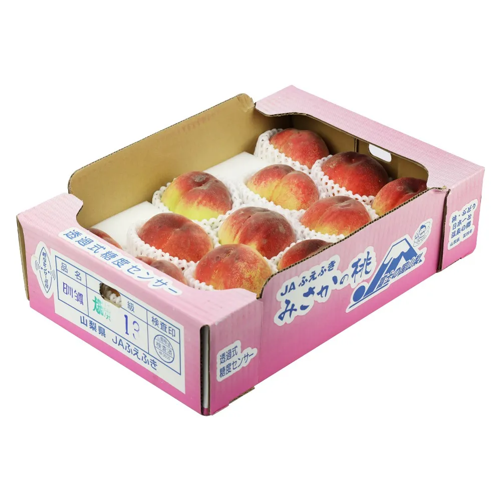 日本 山梨縣 大糖嶺水蜜桃 5kg 原箱 12-13玉