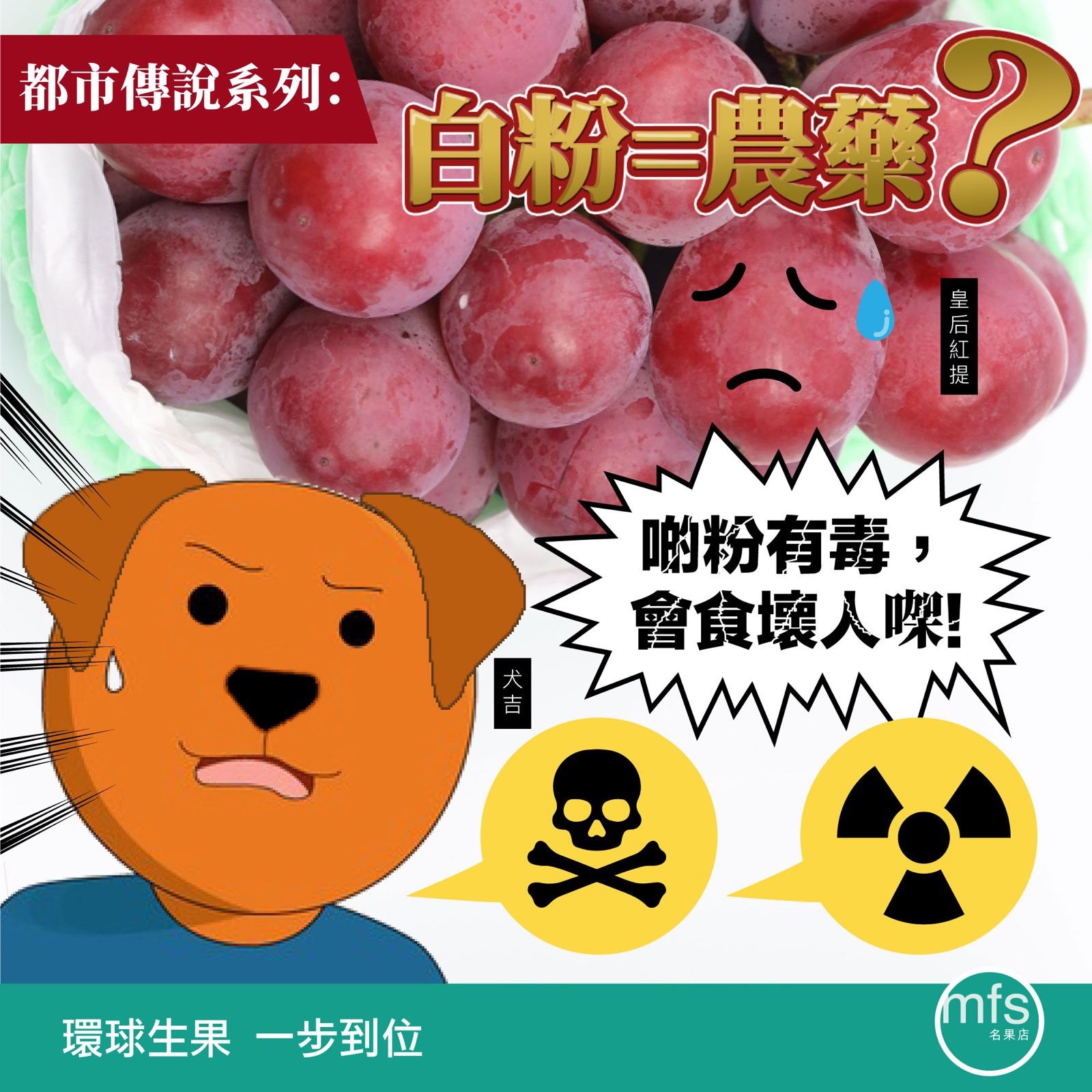 都市傳說: 白粉等於農藥?
